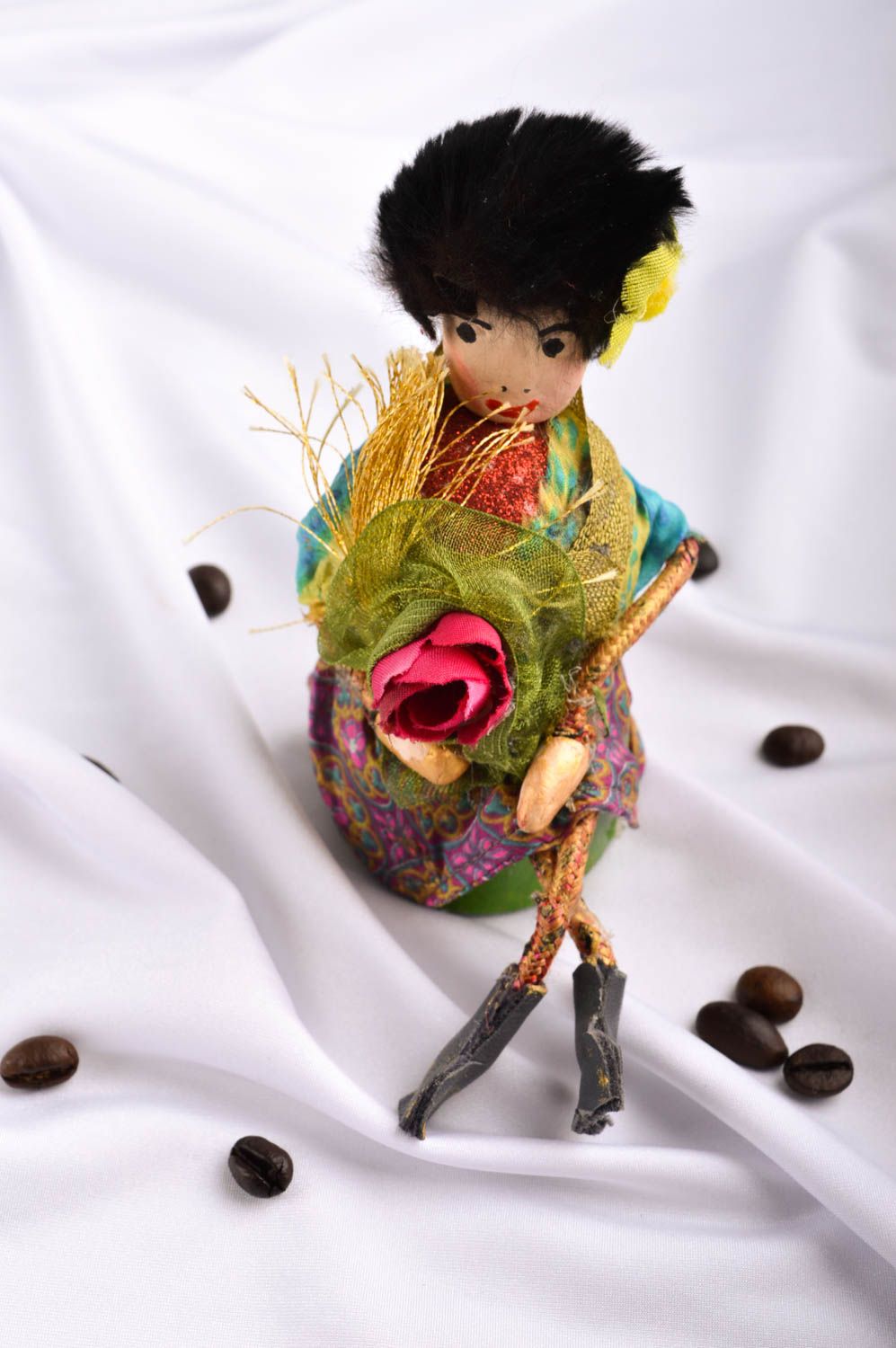 Авторская кукла ручной работы кукла для интерьера милая коллекционная кукла фото 1