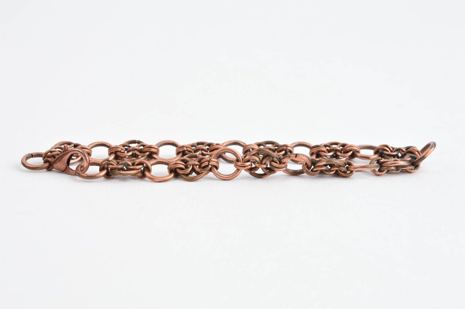 Pulsera artesanal de cobre elegante accesorio para mujer regalo original foto 2