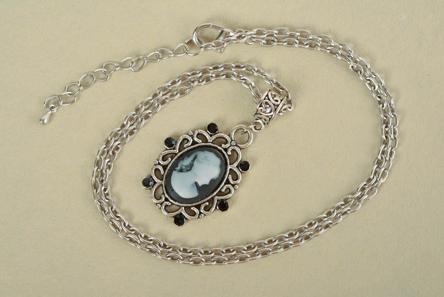 Handmade stylish pendant unusual elegant accessory cute beautiful pendant photo 2