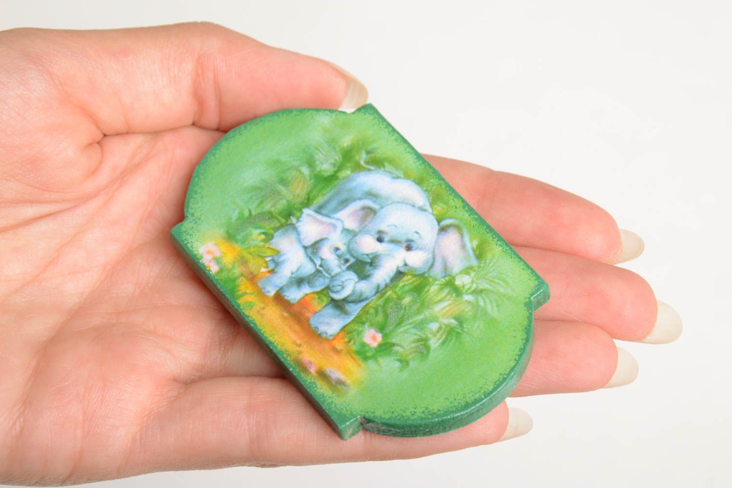 Handmade Magnet für Kühlschrank Elefanten Deko für die Küche Wohn Accessoire foto 4