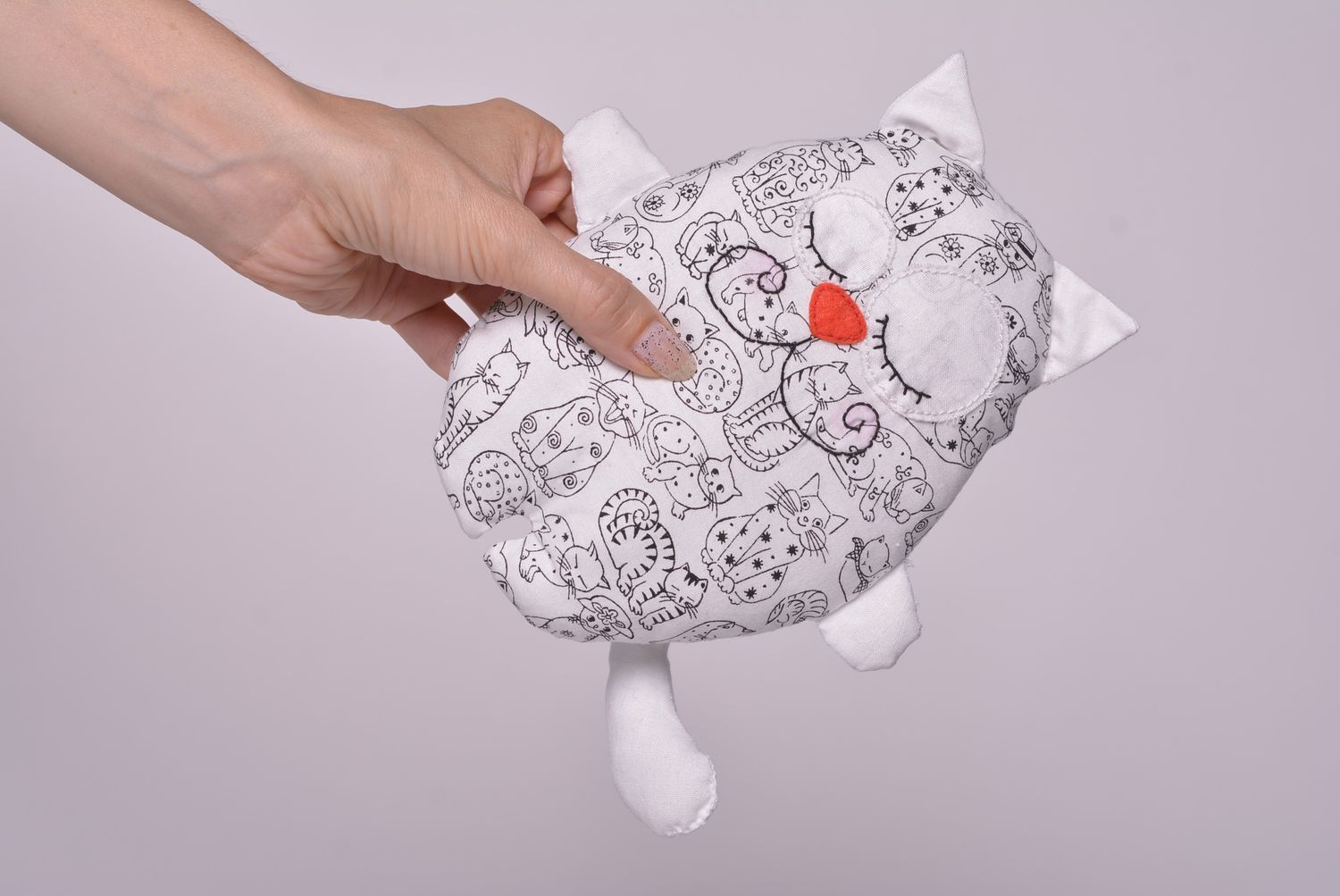 Handmade toy for baby unusual soft toy for kids gift ideas fabric toys photo 2