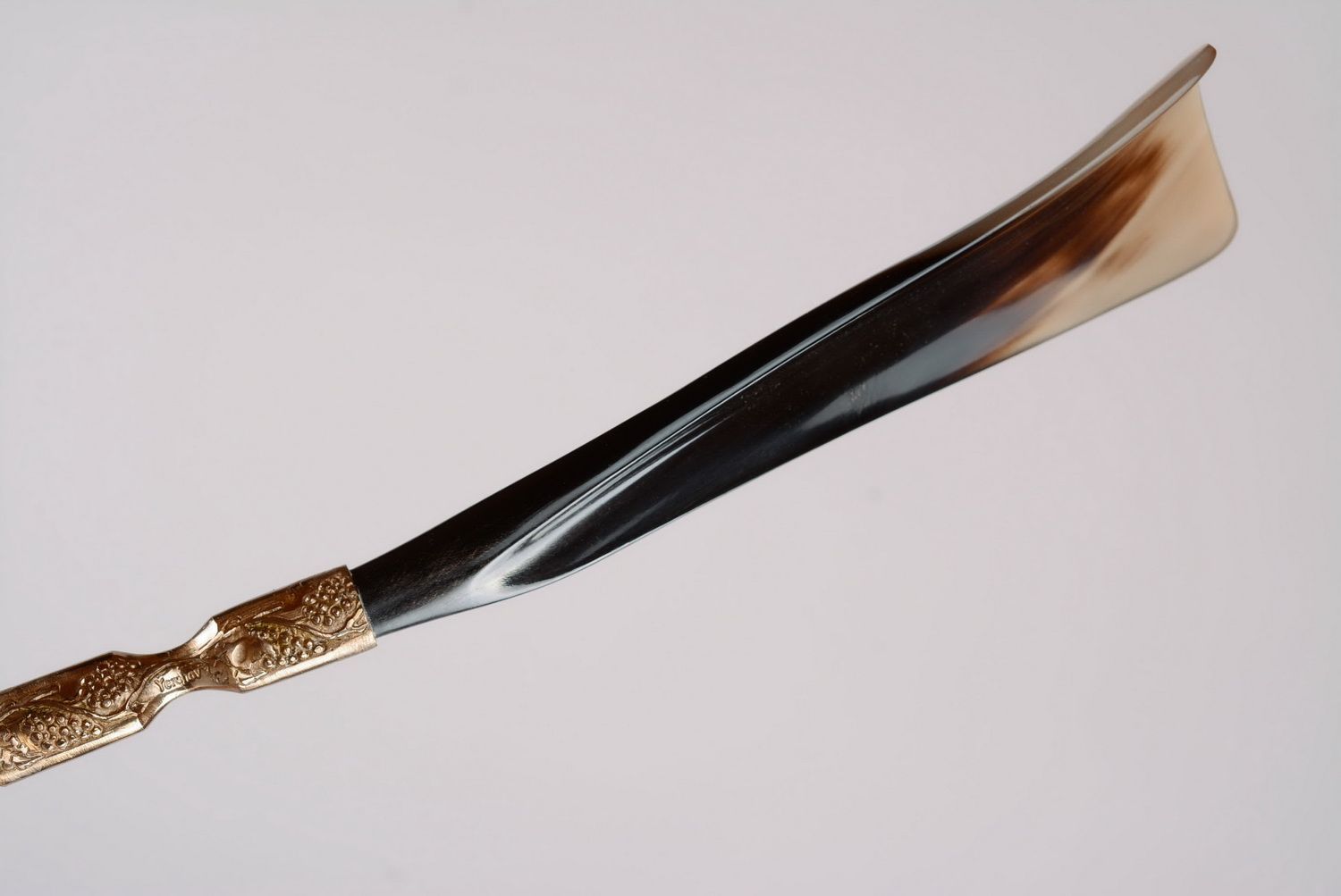 Handmade shoehorn photo 3