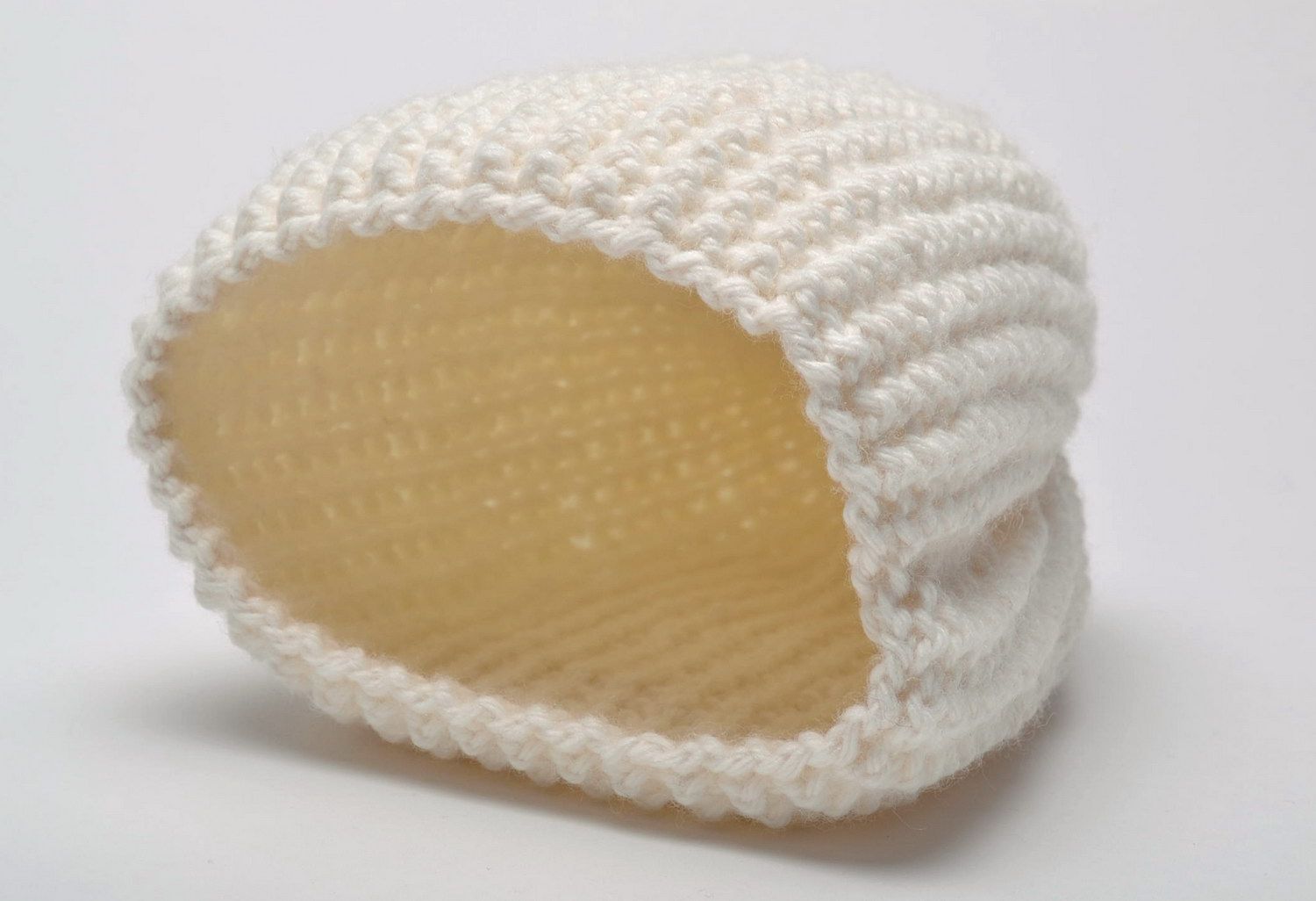 Children's knitted hat English knitting photo 5