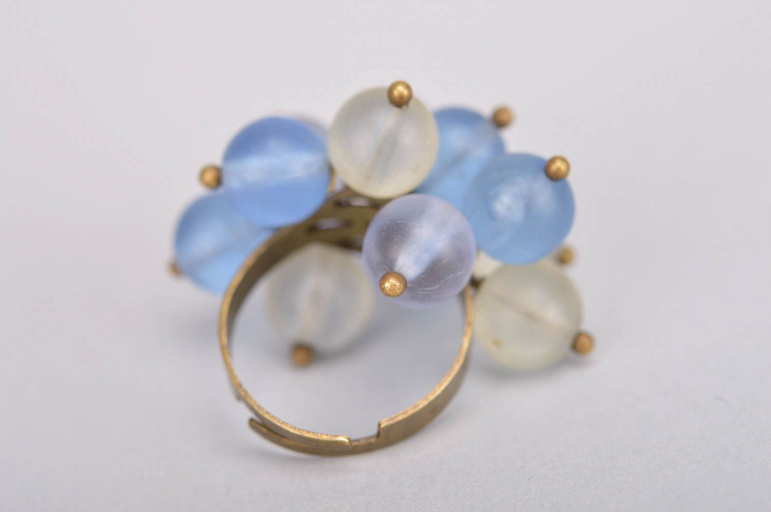 Schmuck Ring handmade Ring Damen Designer Accessoires Geschenk Ideen schön  foto 3