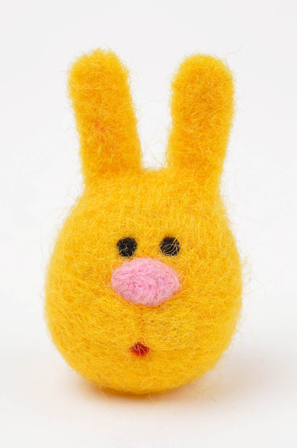 Handmade woolen toy decorative soft toy for children wool decor felted wool toy photo 2