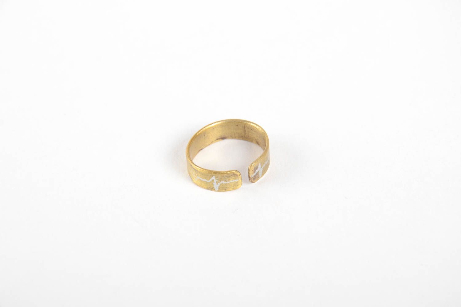 Kupfer Ring handgeschaffen Frauen Ring stilvoll Designer Schmuck schön foto 4