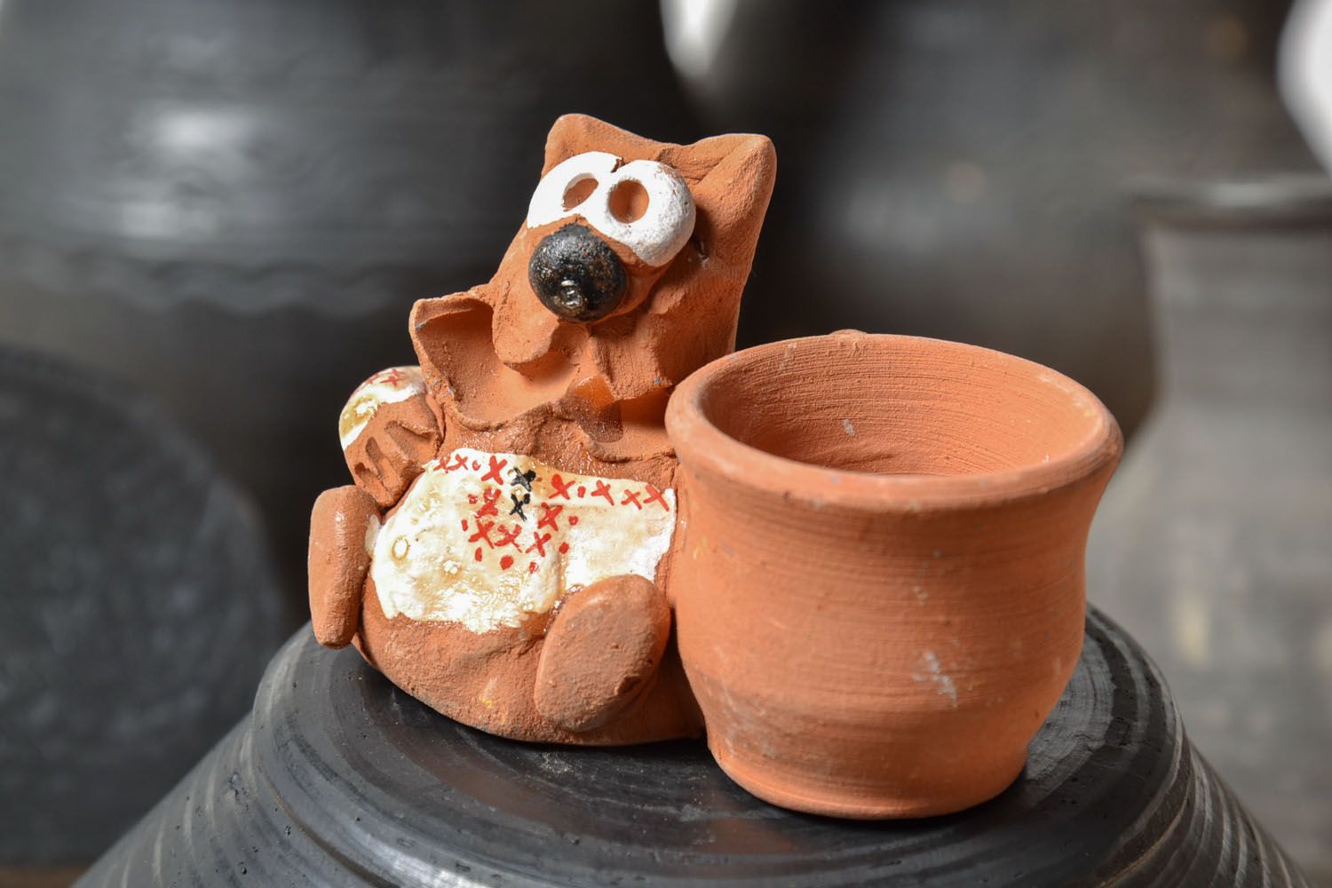 Handmade ceramic figurine photo 1