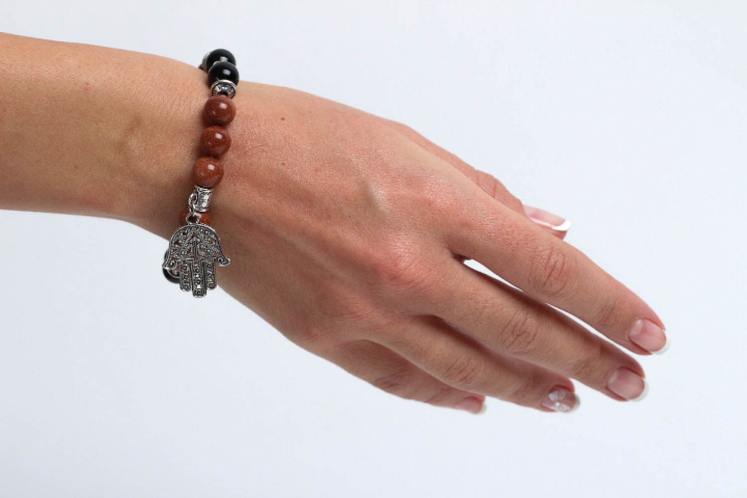 Bracelet stylé Bijou fait main en pierre Accessoire pour femme Cadeau original photo 5