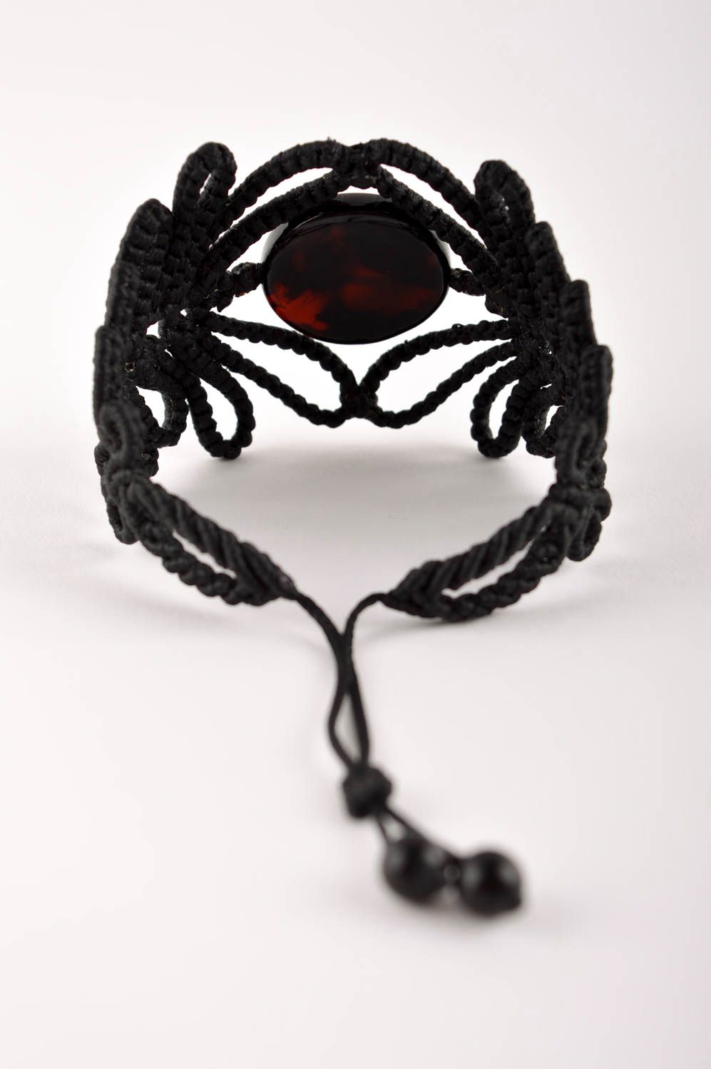 Pulsera de hilos con piedras hecha a mano bisutería de moda accesorio para mujer foto 4