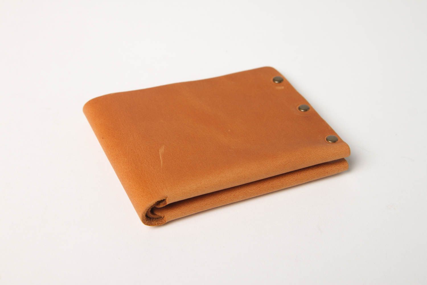 Стильный кошелек ручной работы кожаный аксессуар коричневый кожаный кошелек фото 2