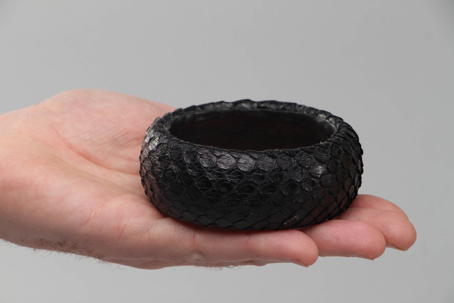 Python leather bracelet photo 3