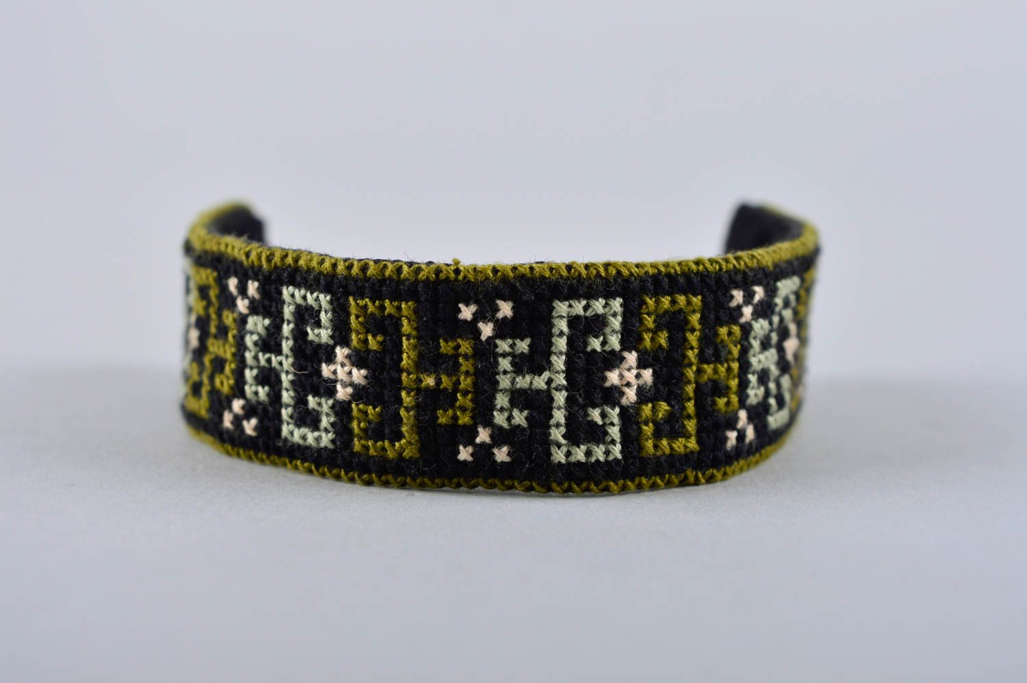 Unusual handmade textile bracelet ethnic bracelet designs gifts for her photo 5