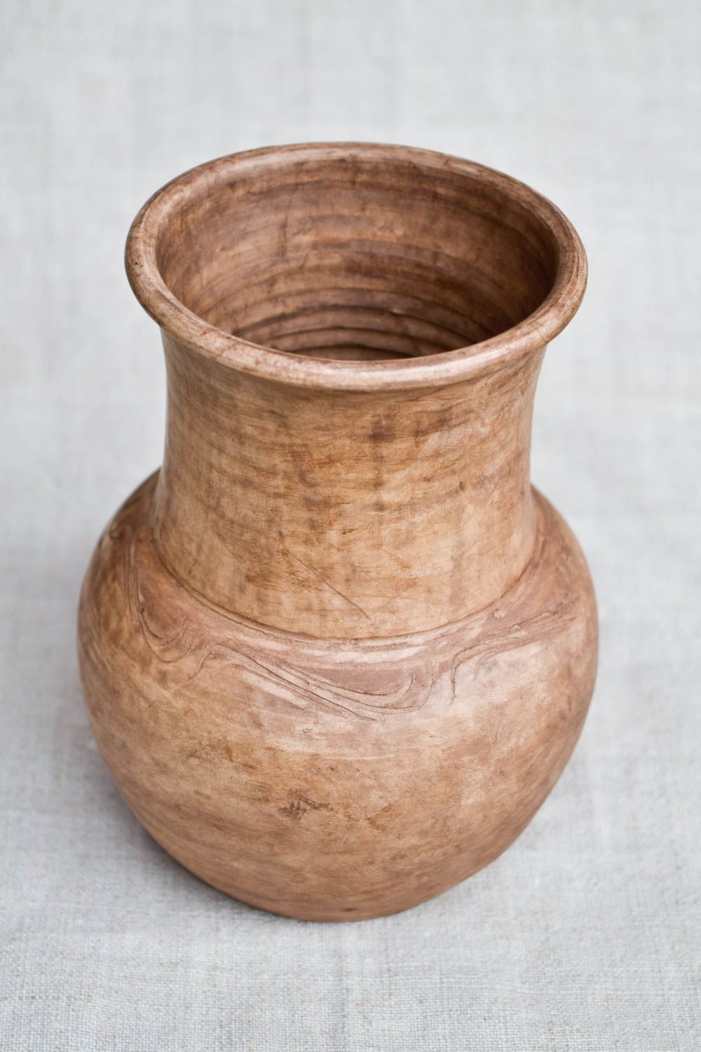 Vajilla de cerámica hecha a mano jarro de barro 1 litro menaje de cocina  foto 4