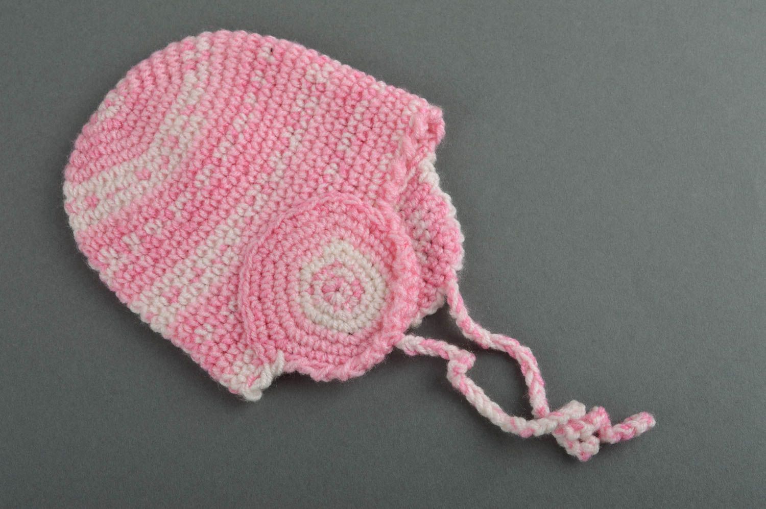 Stylish baby hats handmade crocheted hats openwork baby hats present for baby photo 2
