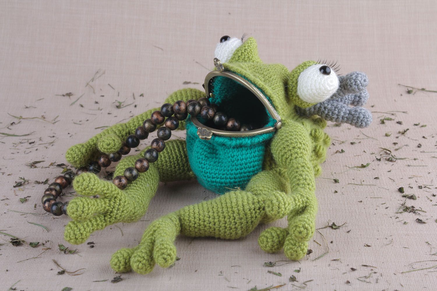 Crochet toy Princess Frog photo 1