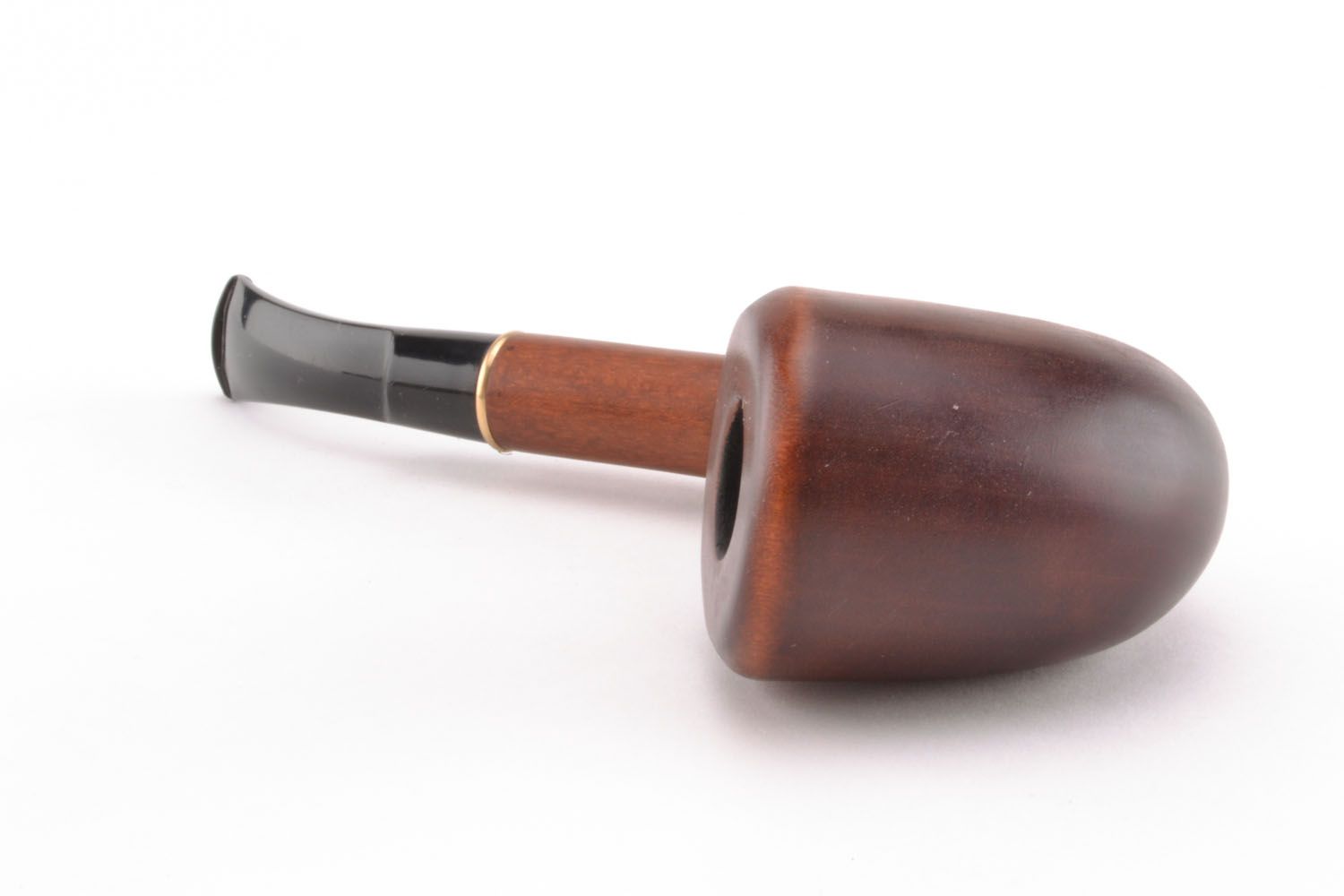 Beautiful wooden smoking pipe for decorative use only photo 5