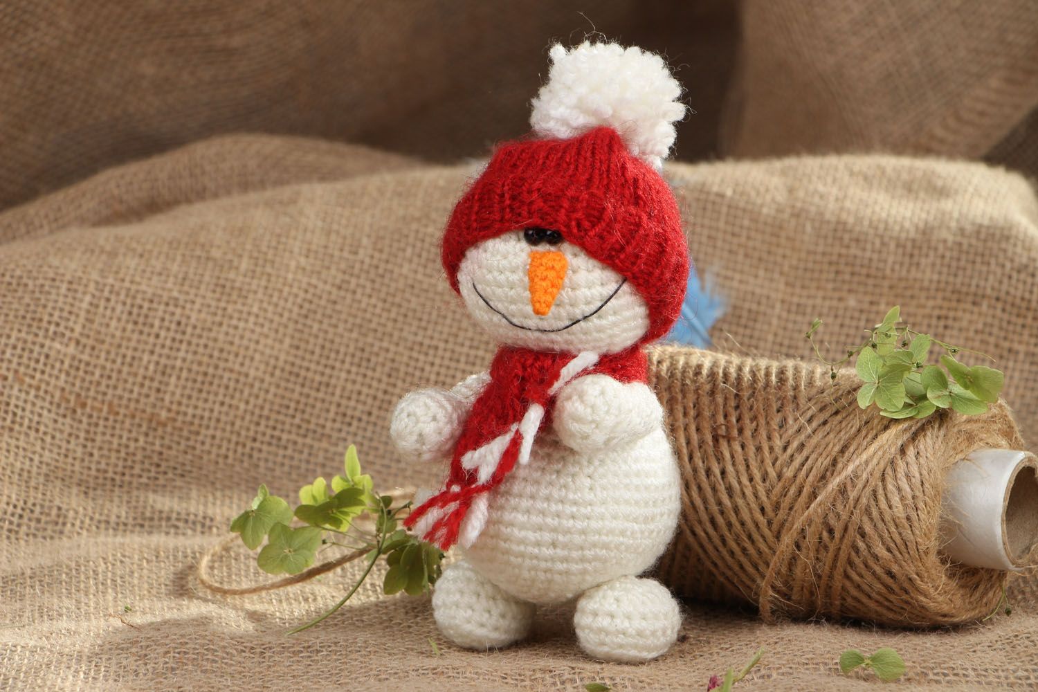 Crochet snowman photo 5