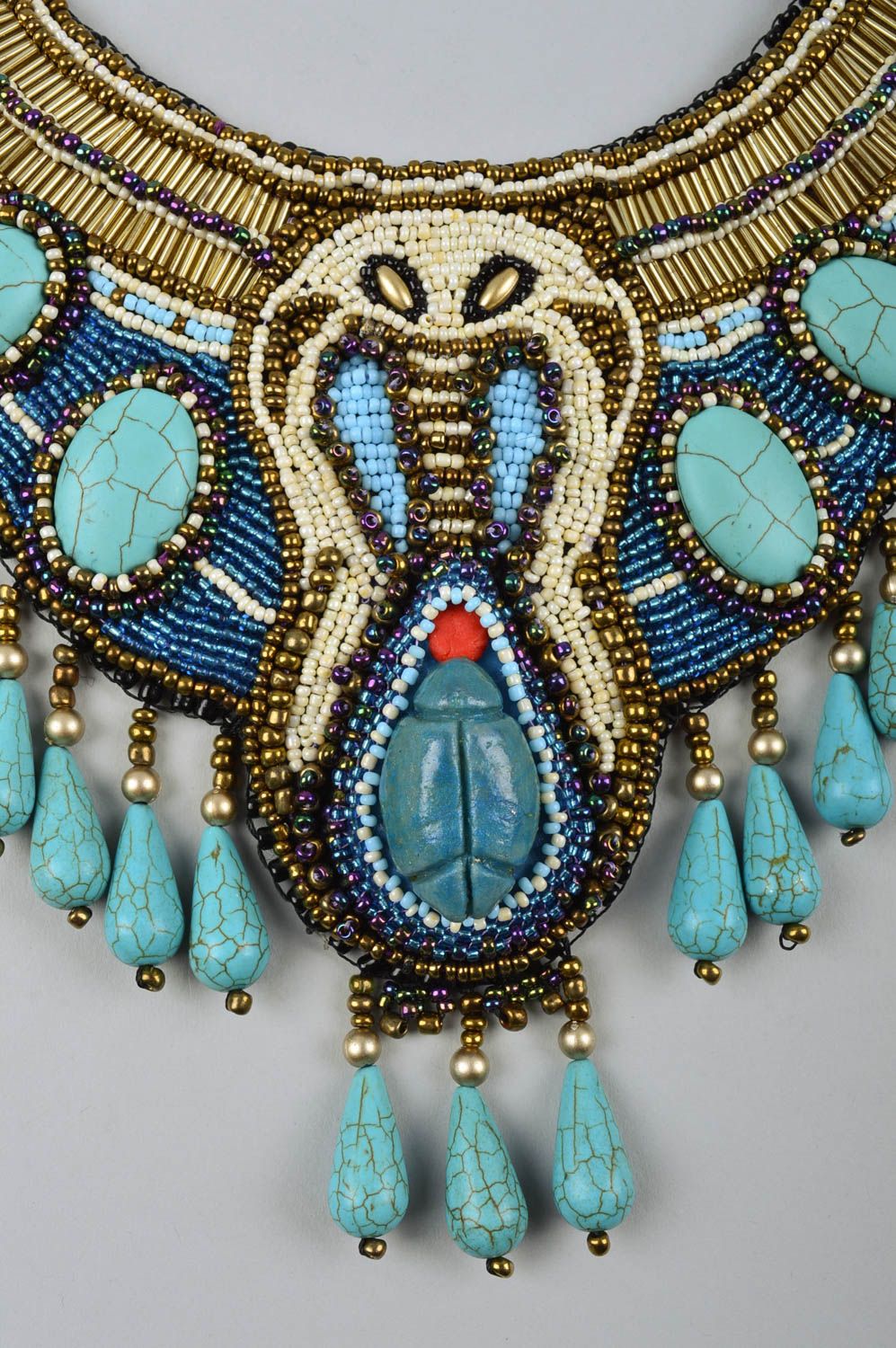 Great handmade jewelry beaded necklace plastic necklace handmade beaded jewelry  photo 4
