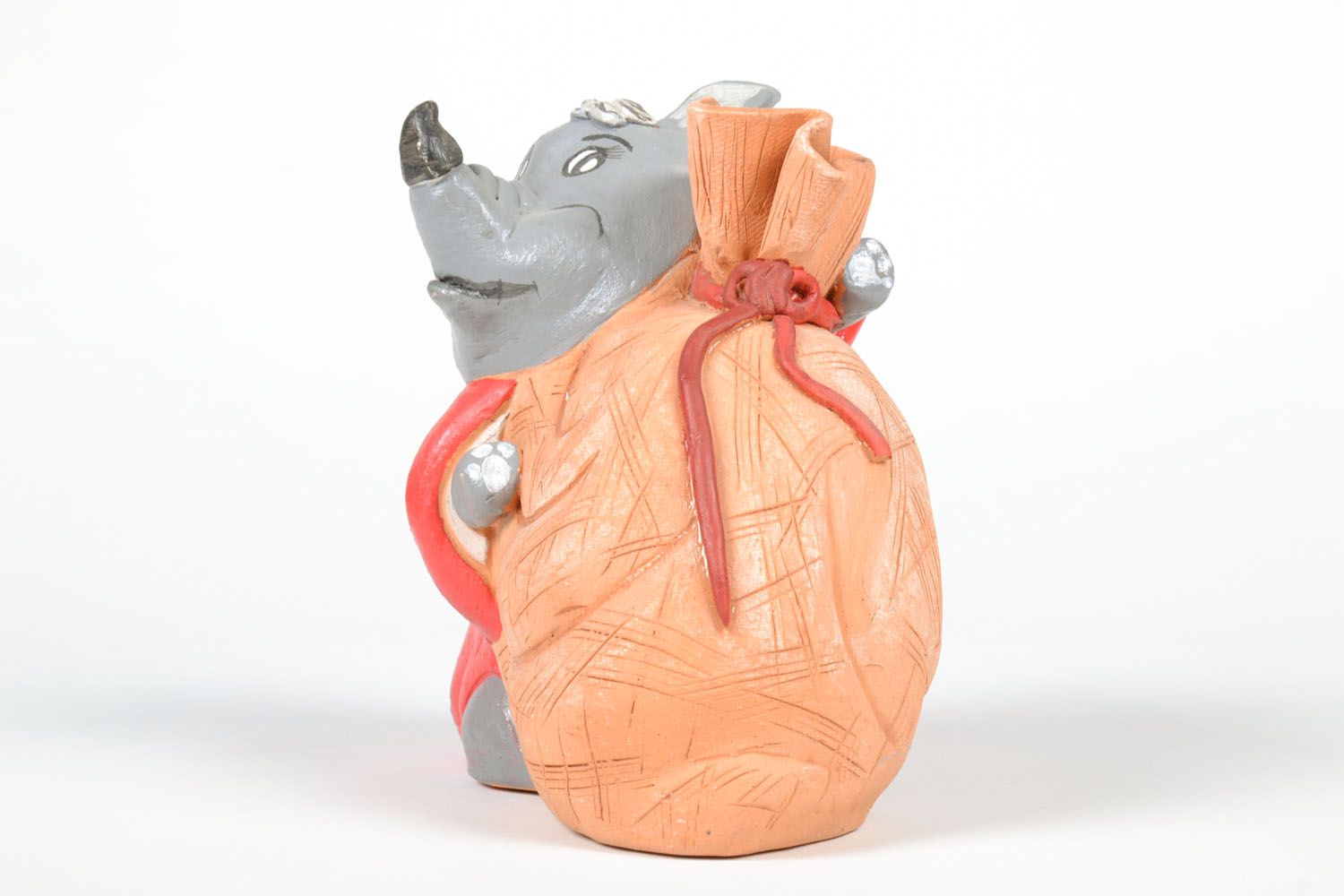 Ceramic money box in the shape of a mouse photo 4