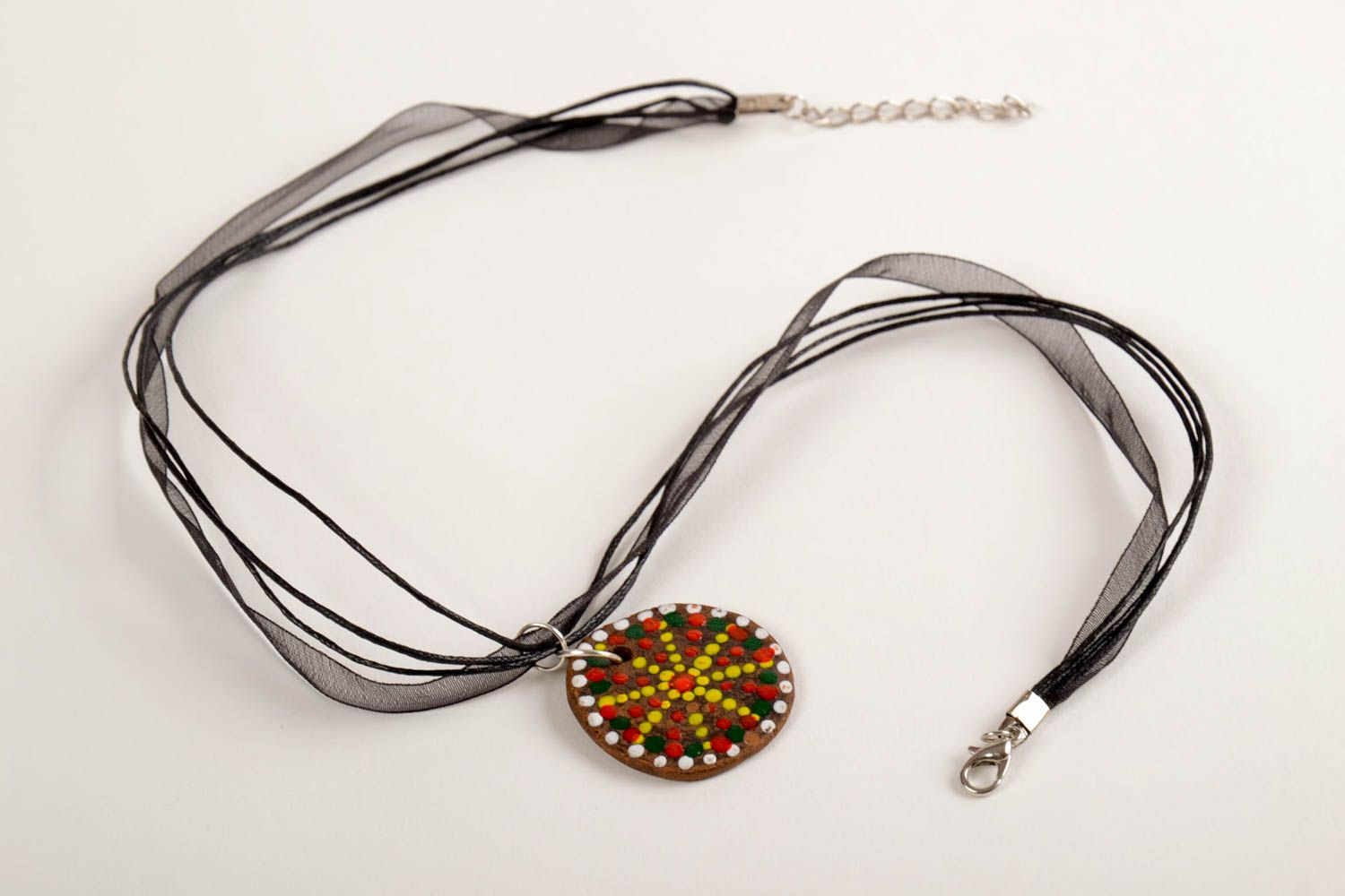 Beautiful designer pendant handmade stylish jewelry interesting accessory photo 5