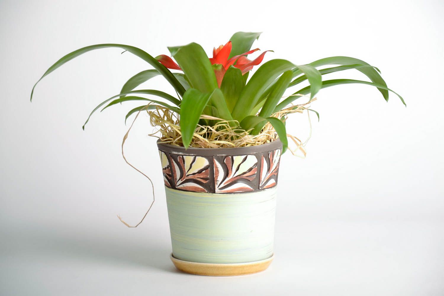 Cylindrical pot for flowers photo 2