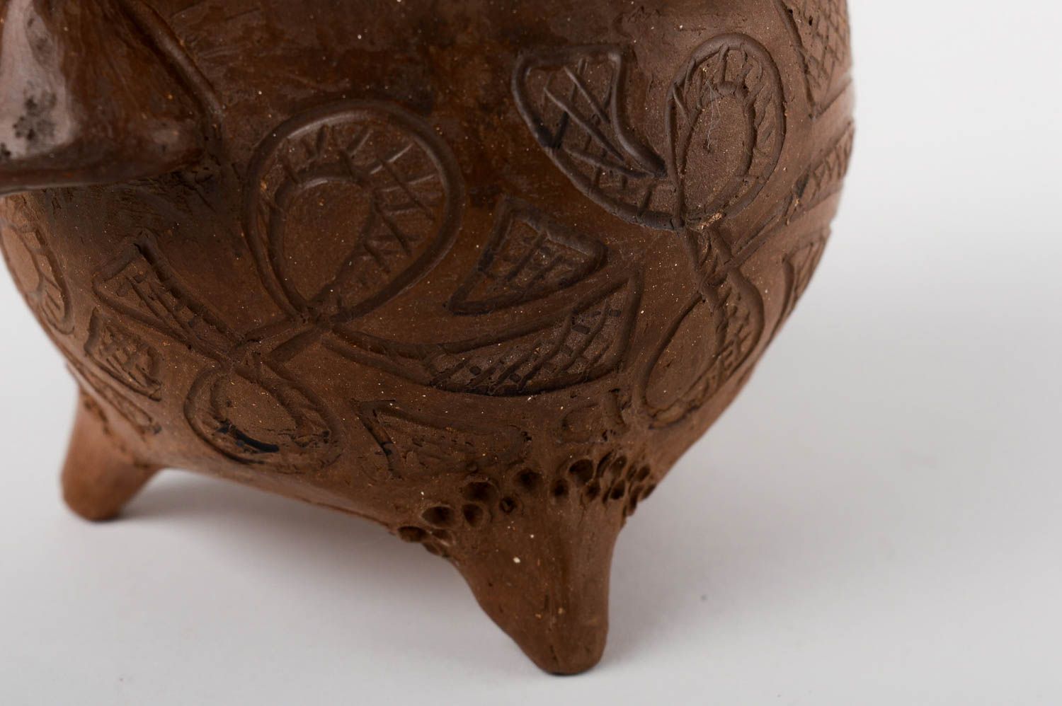 Керамика ручной работы свистулька из глины керамическая чашка красивая 70 мл фото 4