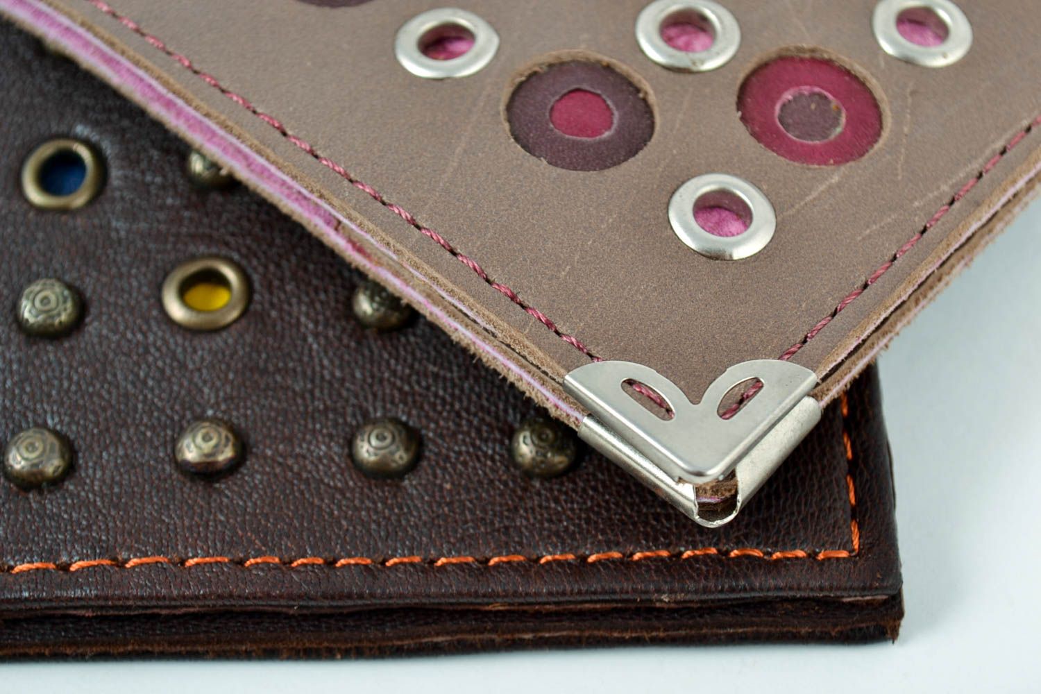 Leder Accessoires handmade Pass Schutzhüllen originell Schutzhüllen für Ausweis foto 3