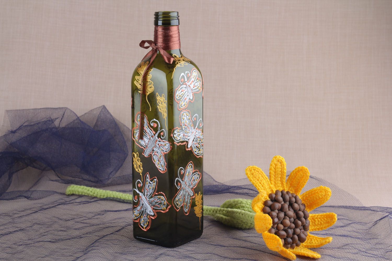 Vintage Flasche mit Muster foto 1