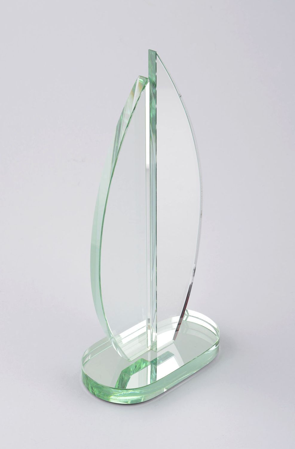 Glas Deko handmade kreative Figur aus Glas originelle Miniatur Figur Segelschiff foto 4