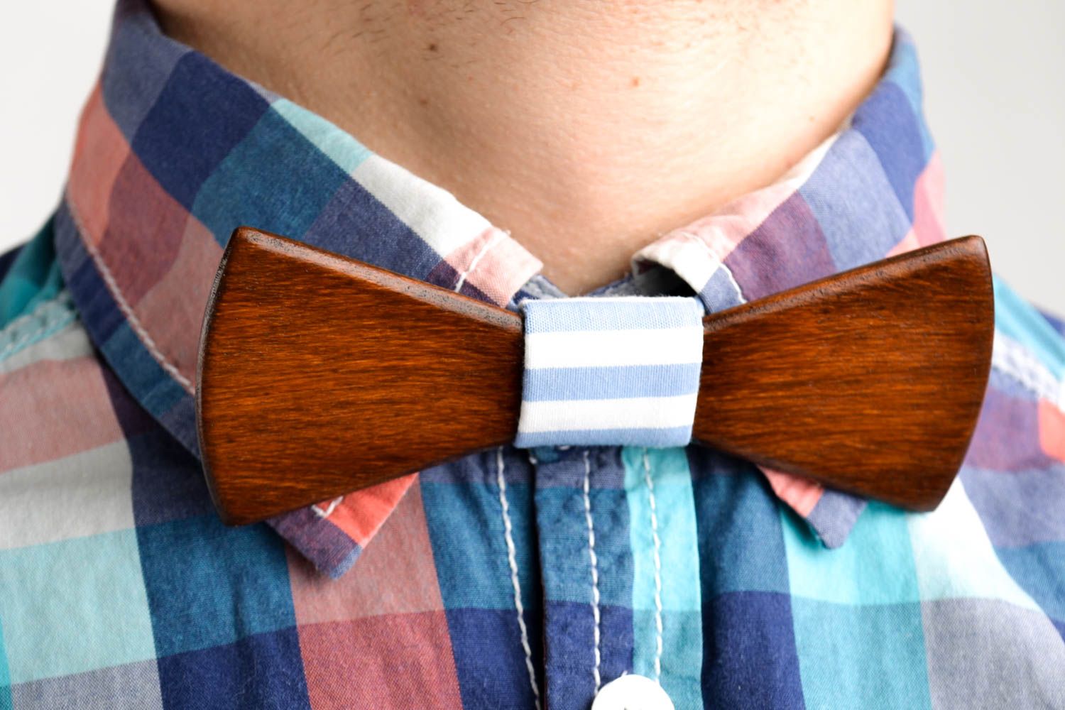 Wooden bow tie handmade designer accessories for men designer bow tie for guys photo 1