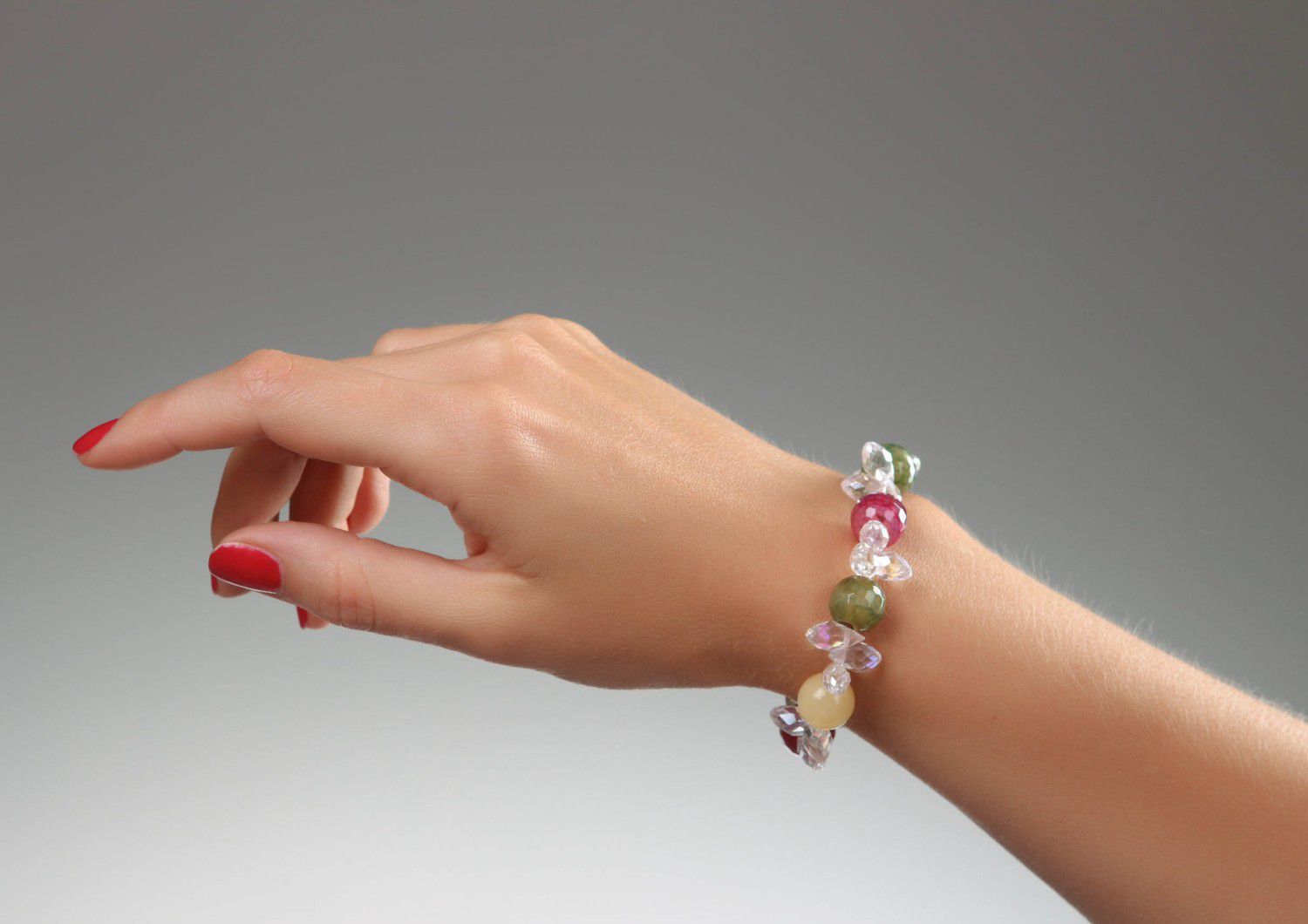 Agate wrist bracelet photo 5