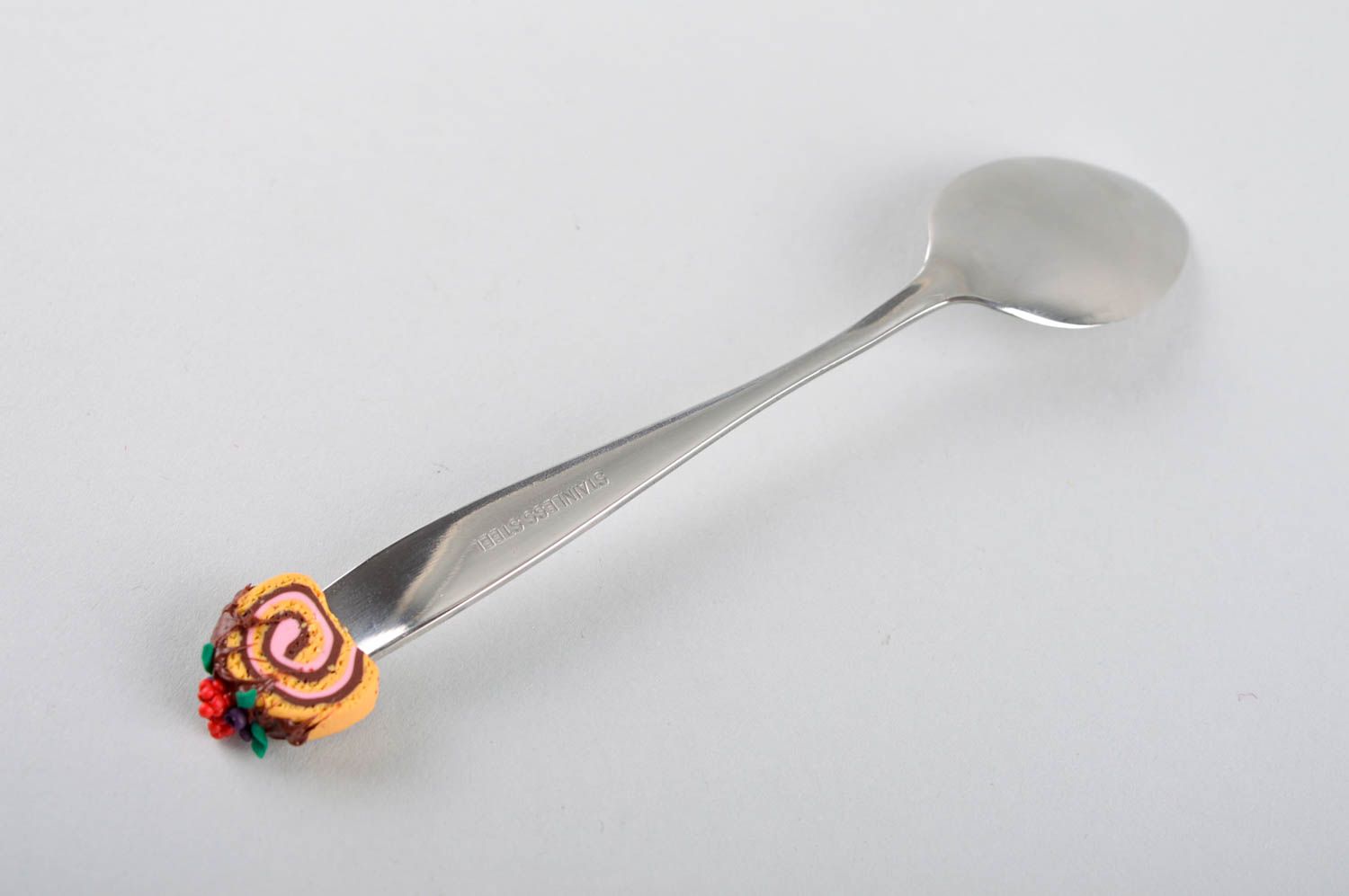 Handmade unusual coffee spoon designer teaspoon metal kitchen utensil photo 3