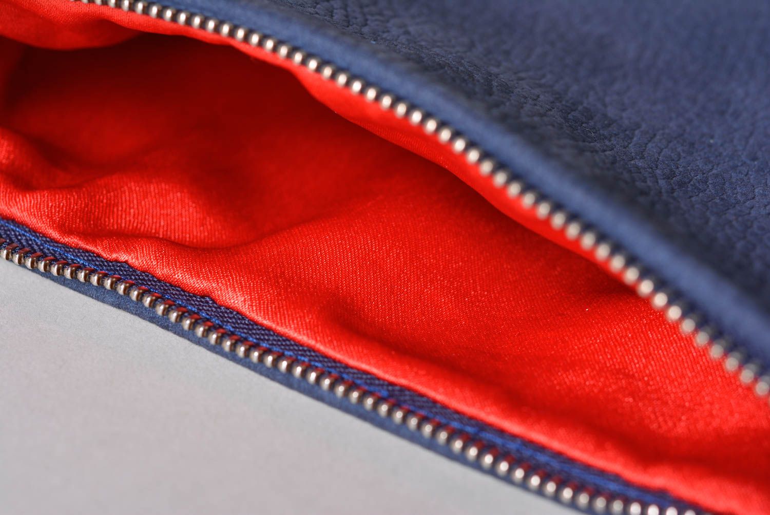 Sac bandoulière fait main bleu Sac cuir naturel tendance mode Cadeau femme photo 4