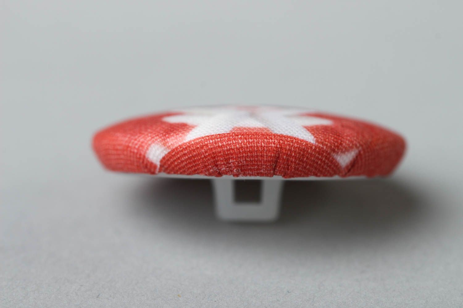 Beautiful handmade buttons stylish plastic button printed fabric button photo 4