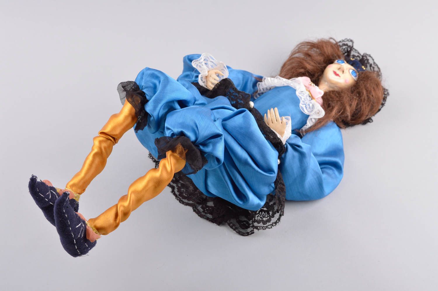 Puppe handgemacht Keramik Puppe Wohnung Deko Spielzeug Puppe Möschen originell foto 5