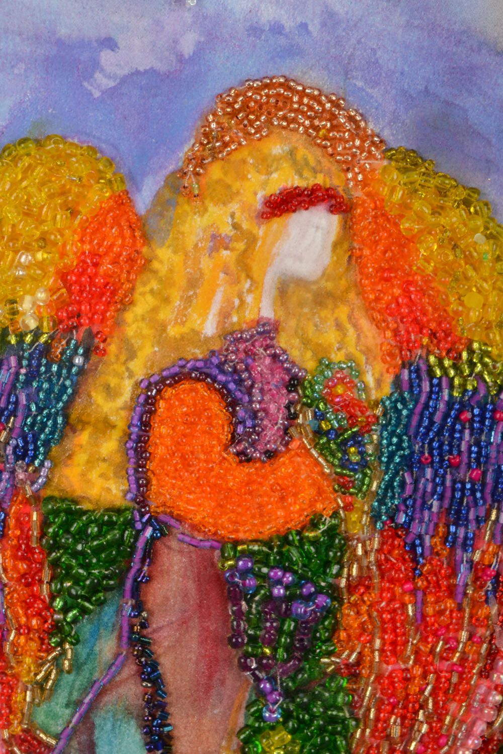 Gemälde Acrylfarben Engel der Fruchtbarkeit foto 3