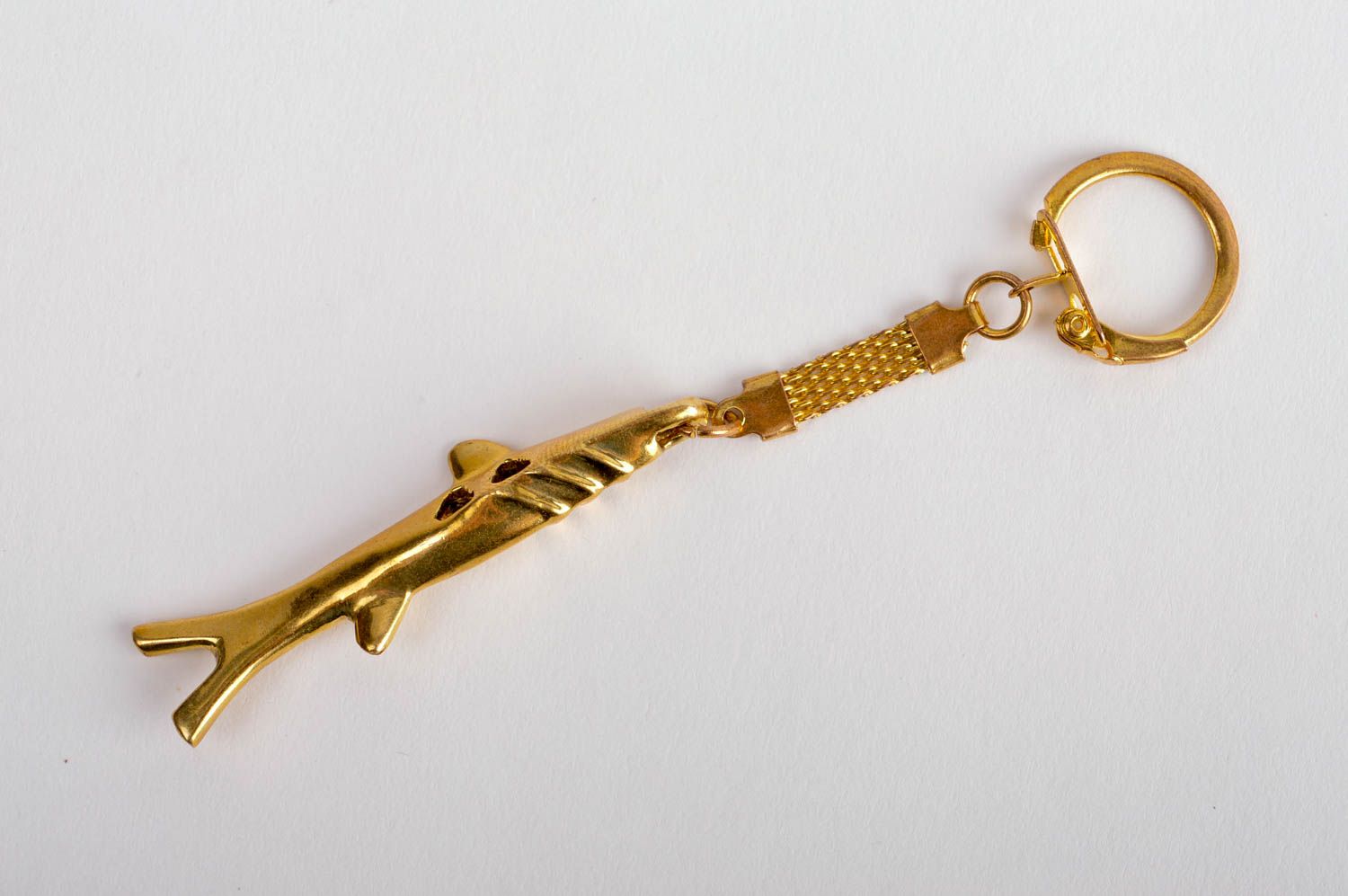 Schlüsselanhänger aus Metall handmade Designer Accessoire Schlüssel Schmuck  foto 3