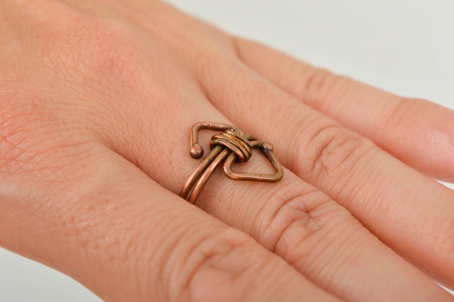 Ring Modeschmuck Frauen Accessoire Ring Damen Schmuck aus Metall exklusiv foto 1