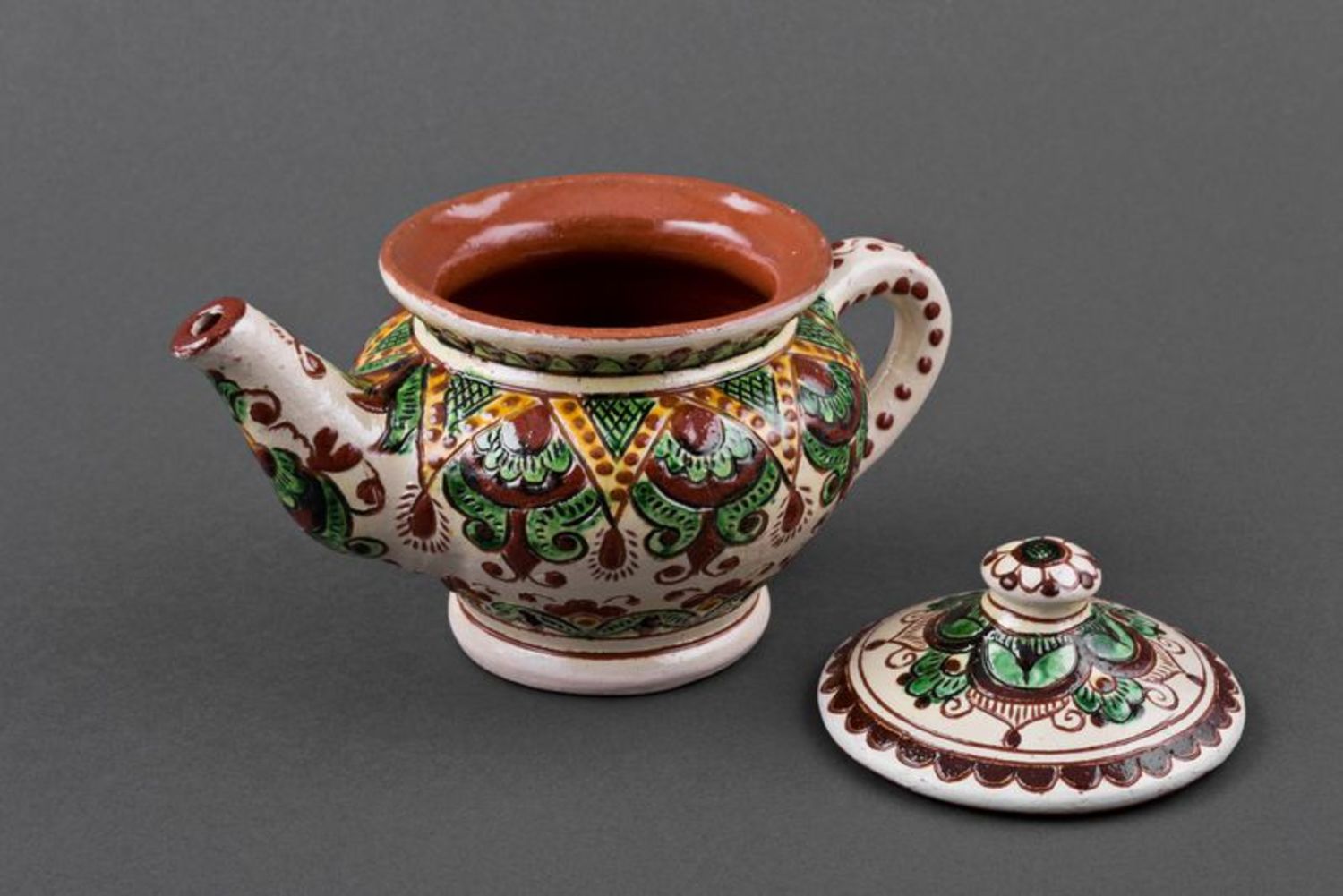 Декоративный керамический чайник  фото 5