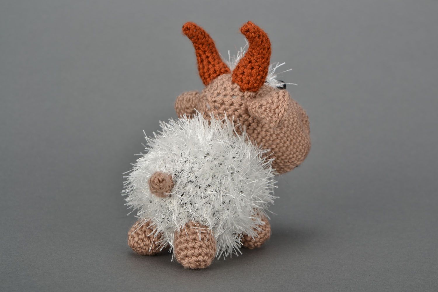 Homemade crochet toy Goat photo 5