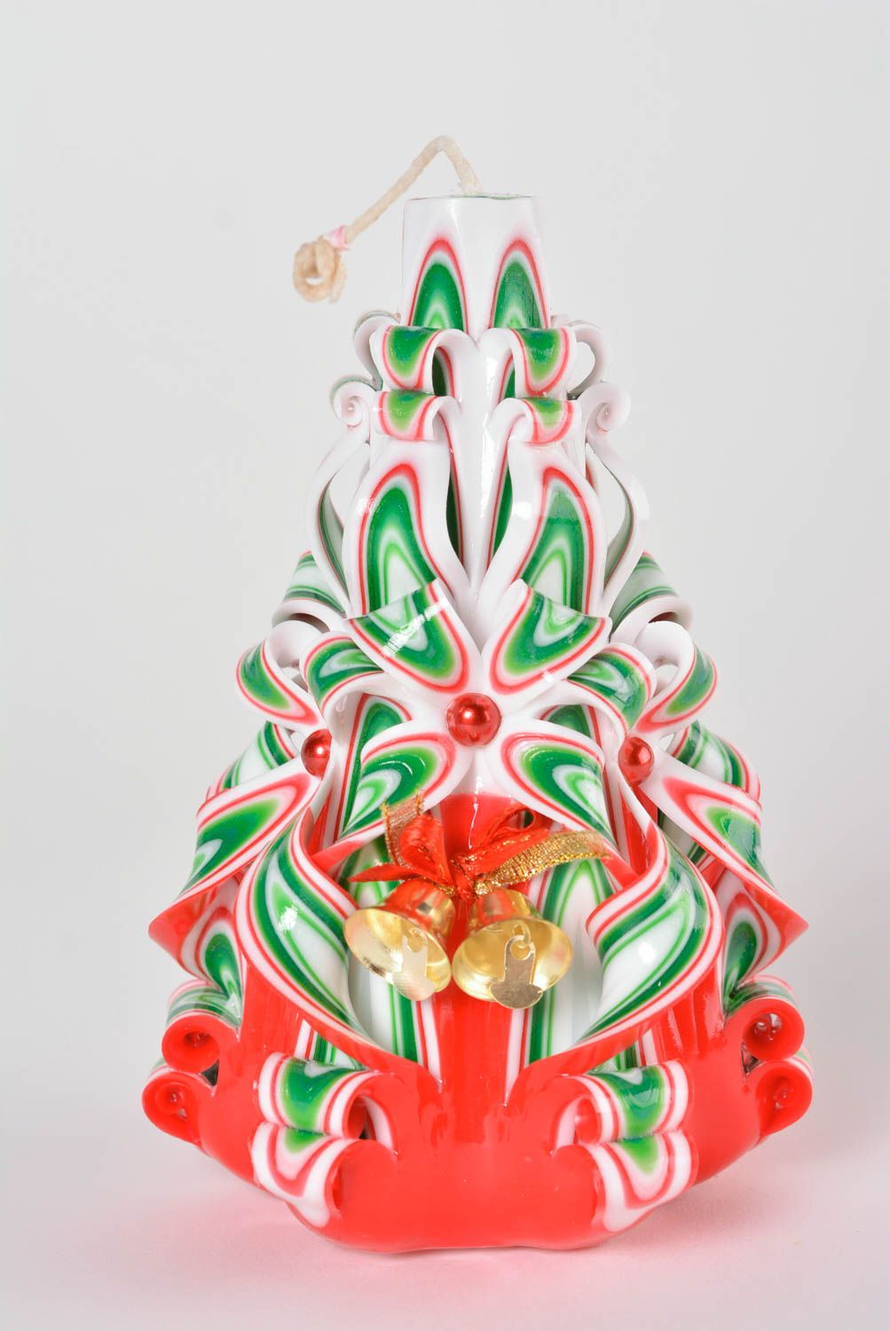 Vela de parafina hecha a mano objeto de decoración adorno de Navidad  foto 1