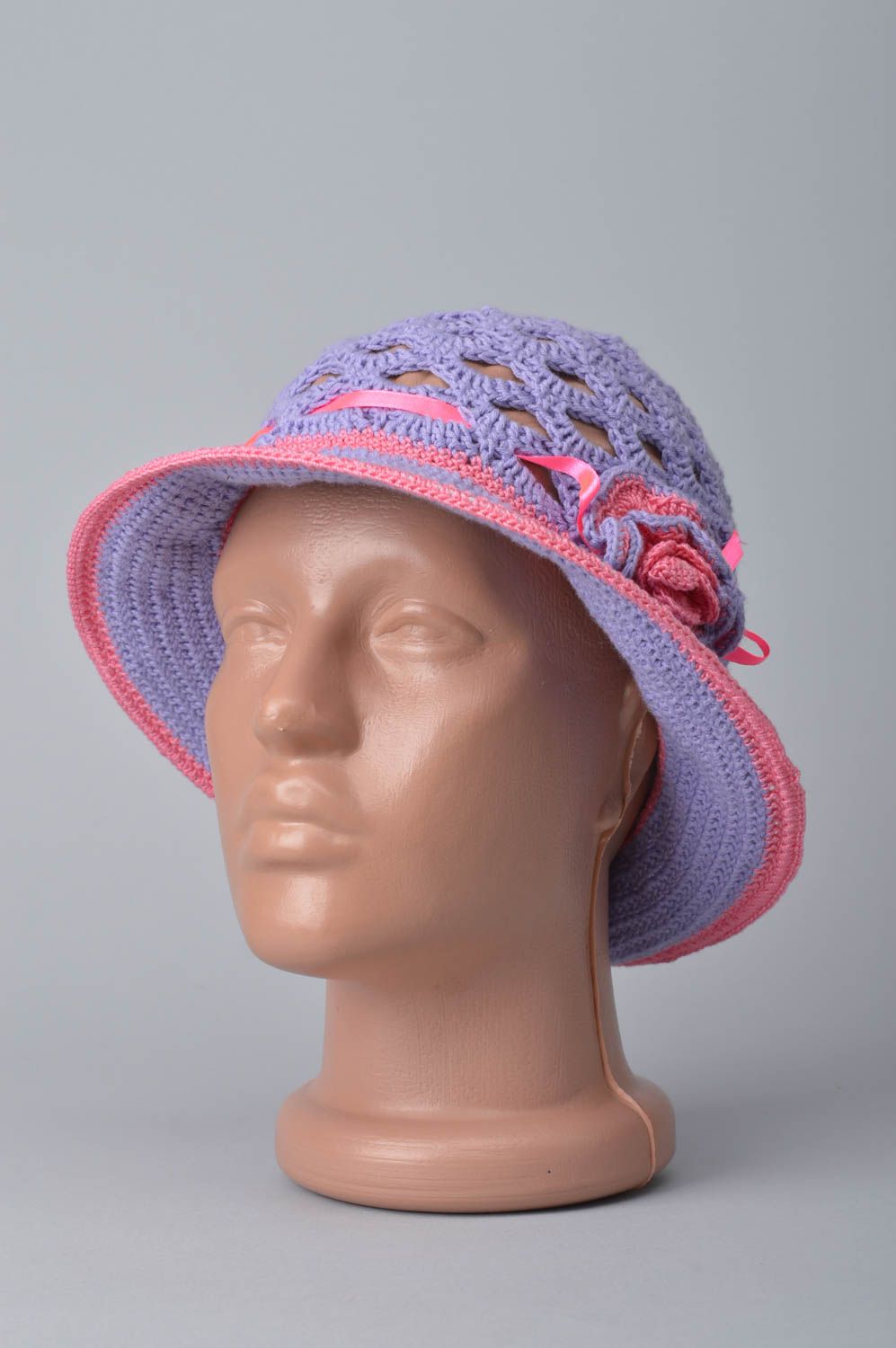 Beautiful handmade crochet hat baby hat fashion kids accessories for girls photo 1