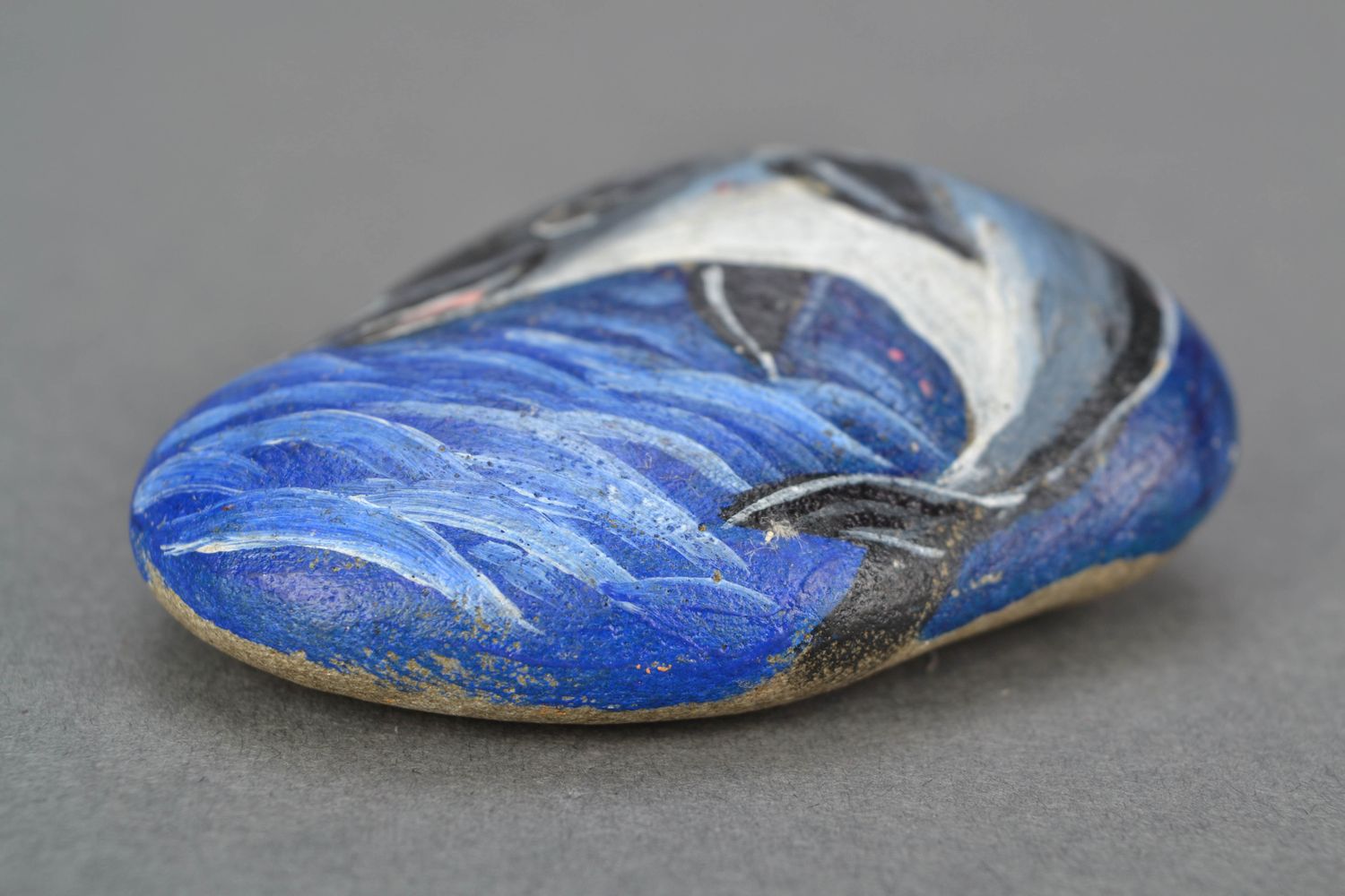 Handmade sea stone for decor Dolphin photo 3