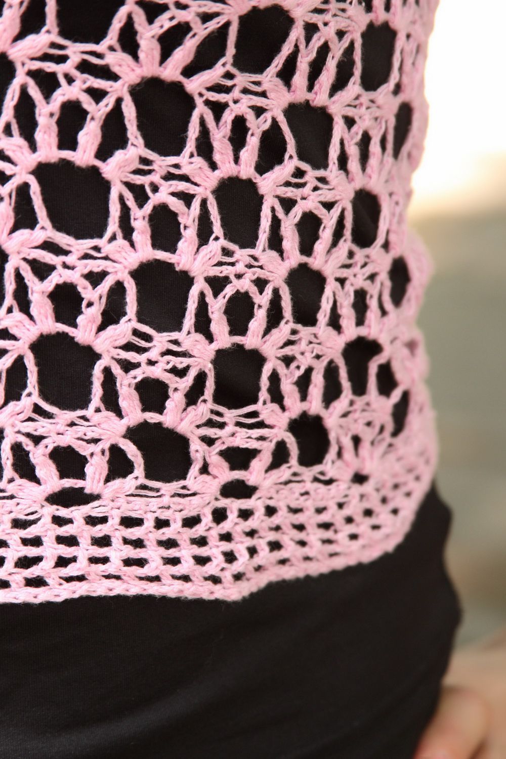 Crocheted cotton top photo 3