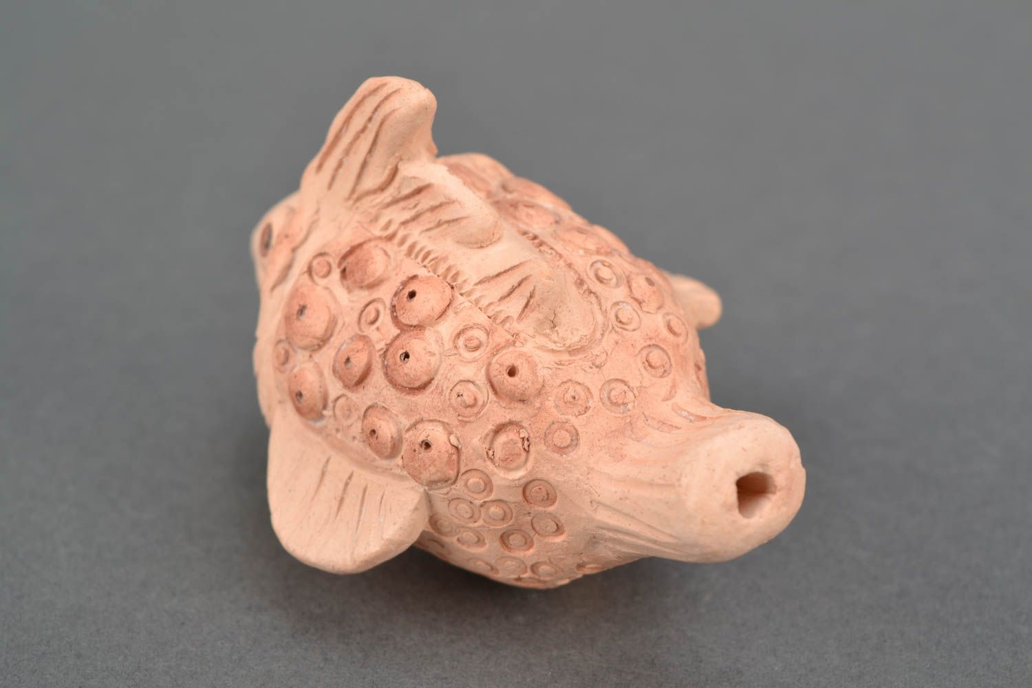 Ceramic penny whistle Fish photo 5