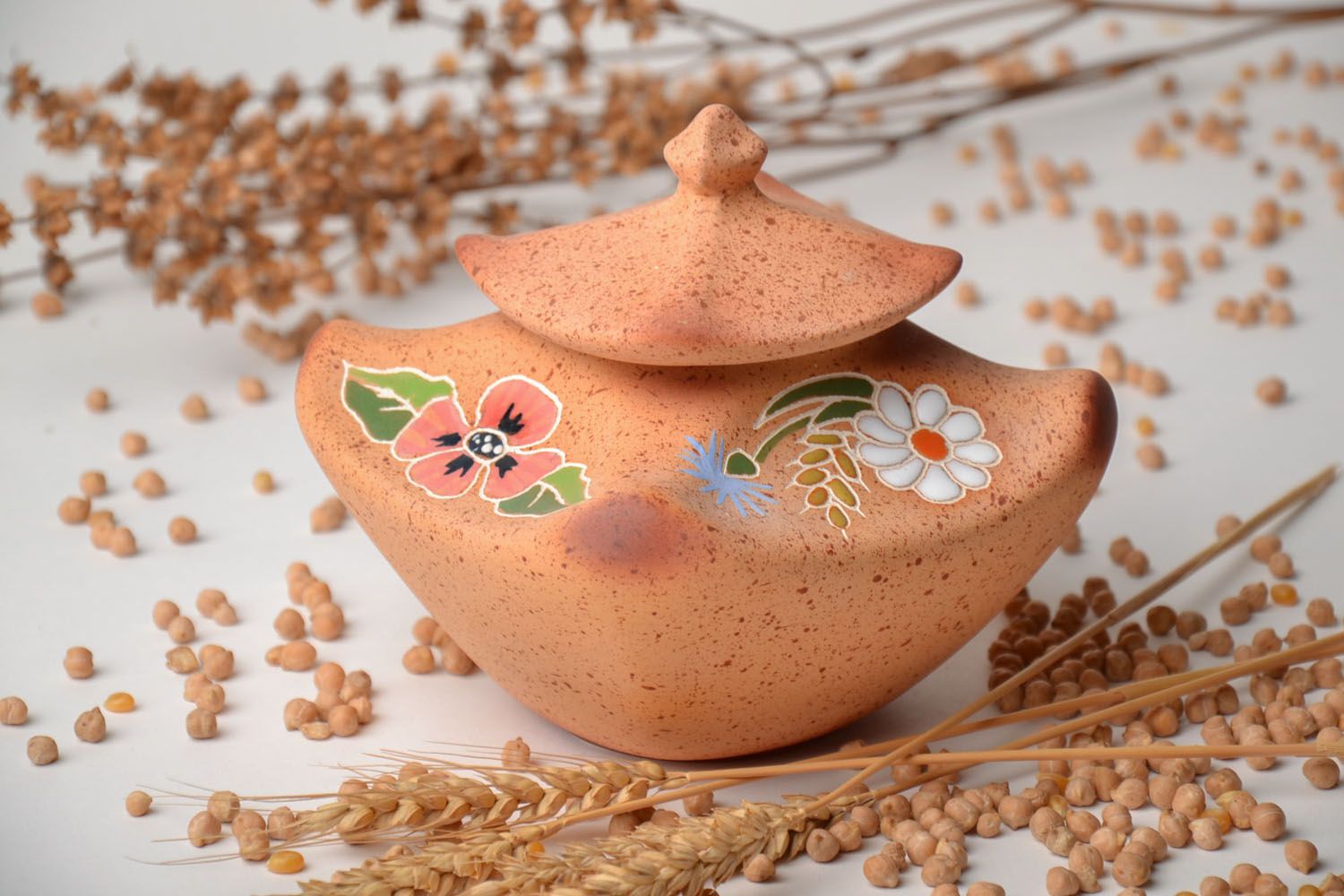 Ceramic sugar bowl of unusual shape photo 1