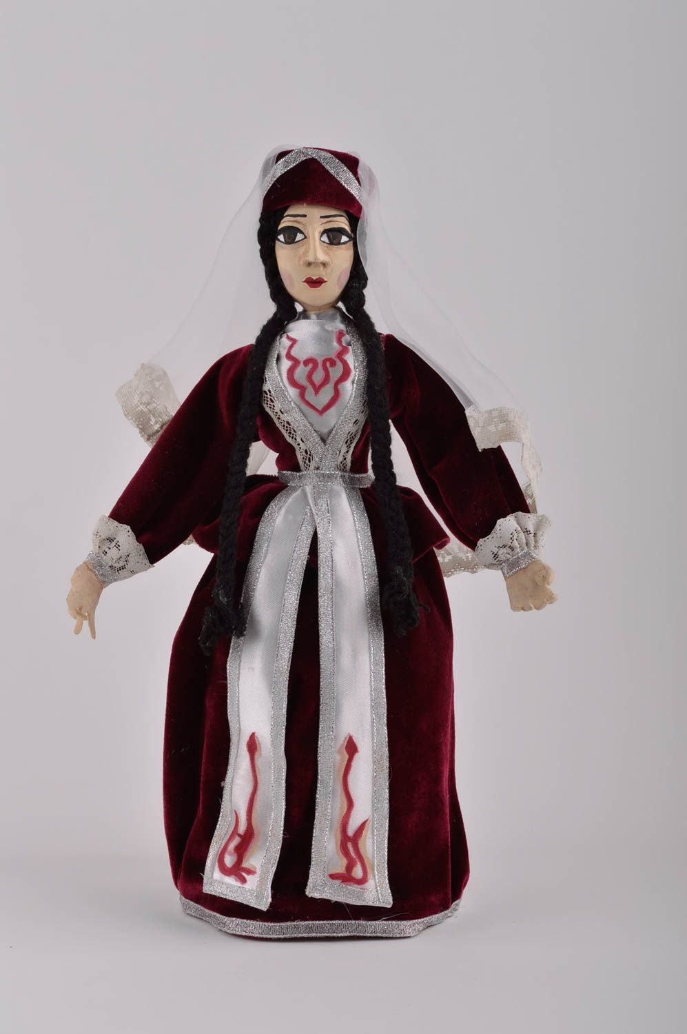 Кукла ручной работы авторская кукла для дома керамическая кукла Ханума фото 2
