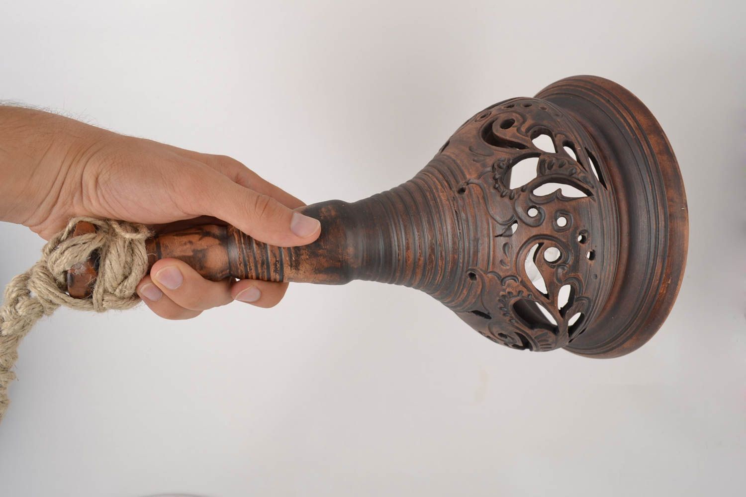 Lámpara de cerámica artesanal colgante elemento decorativo regalo original foto 3