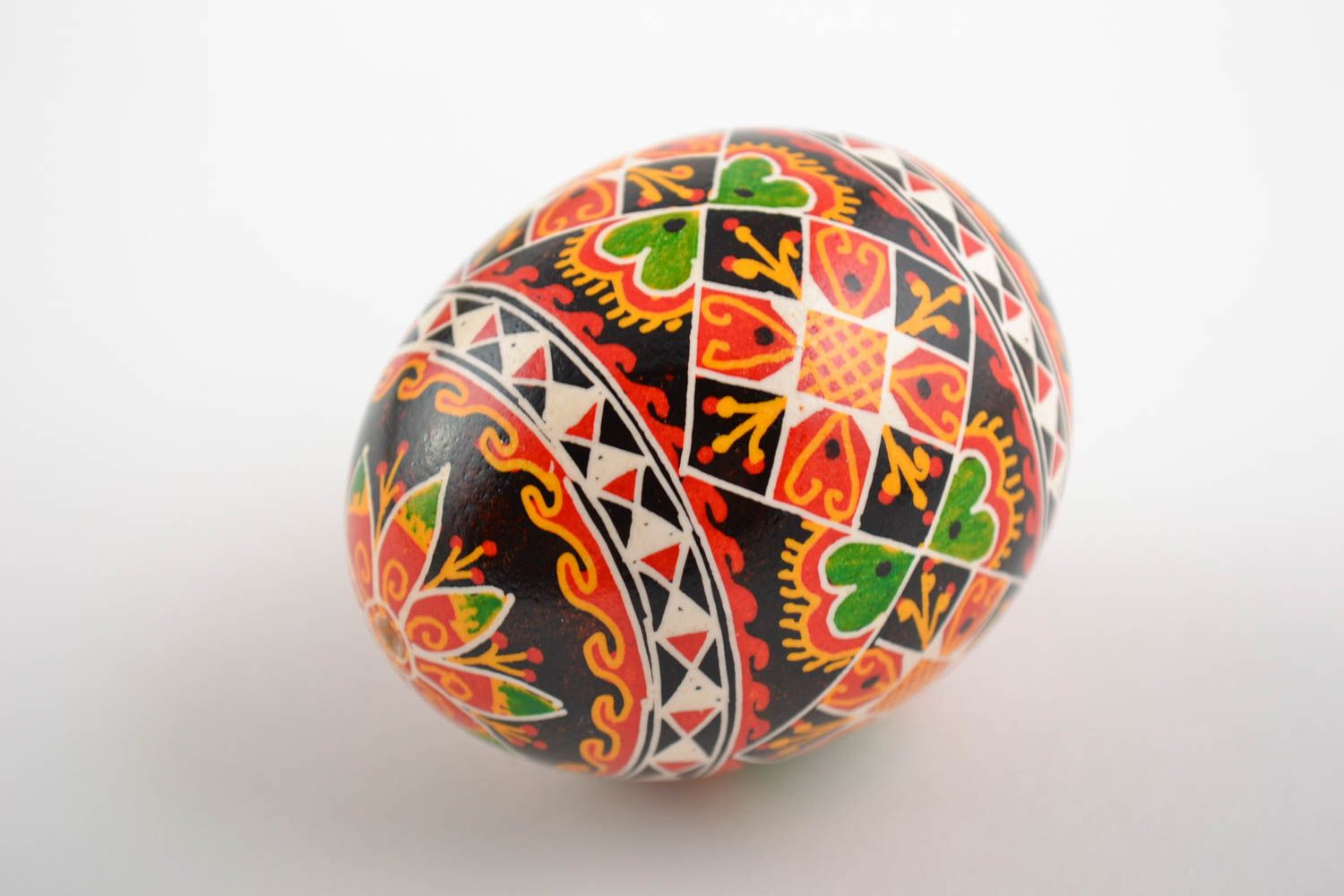 Huevo de Pascua pintado con arcílicos artesanal bonito regalo foto 4
