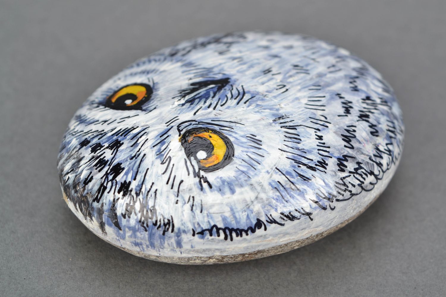 Real sea stone for decor Owl photo 3